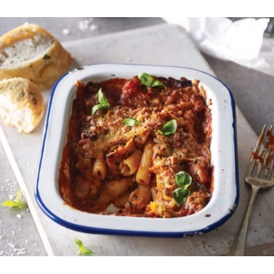 Chicken and Tomato Pasta Bake (Serves 1) Chicken and Tomato Pasta Bake (Serves 1)